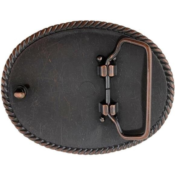 Western Floral Eagle Dogs Birds Star Replacement Belt Buckle Fits 1-1/2"(38mm) - Picture 2 of 7